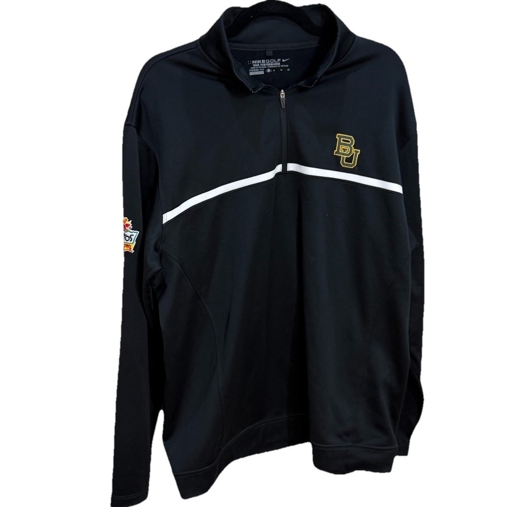 Baylor | Nike 1/4 Zip Pullover |‎ Mens XL Tour Performance | 2014 Tostitos Bowl